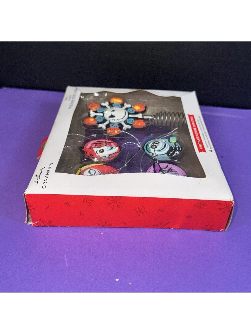 Nightmare Before Christmas Tree Topper & Ornaments Hallmark Disney Halloween